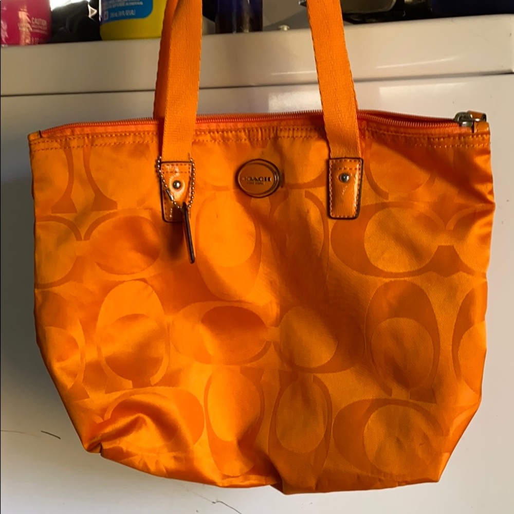 Small nylon coach bag
